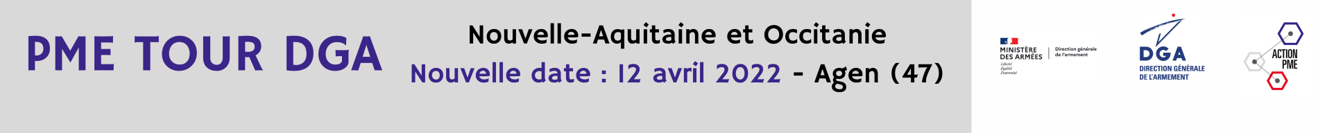 Header evenement ALPHA-RLH PME TOUR DGA en Nouvelle-Aquitaine et Occitanie
