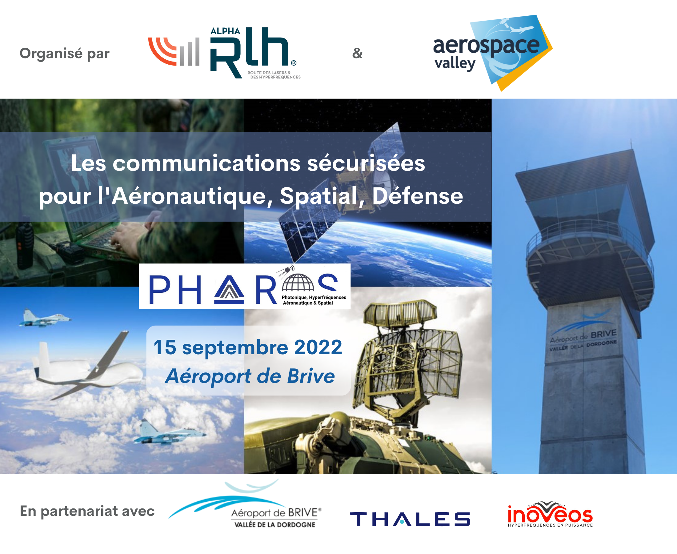 Évènement Journée PHAROS : les communications sécurisées pour l'Aéronautique, le Spatial et la Défense