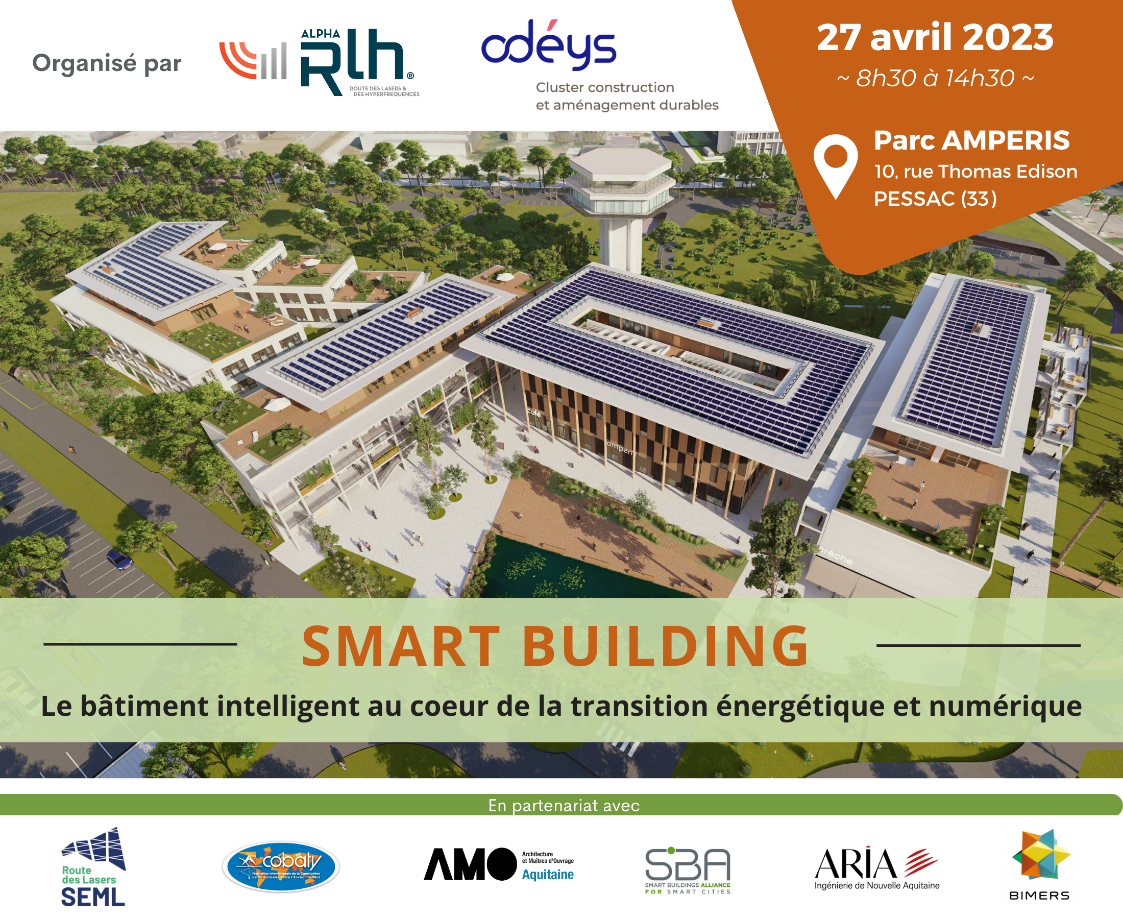 Évènement SMART BUILDING - Le bâtiment intelligent au coeur de la transition énergétique et numérique