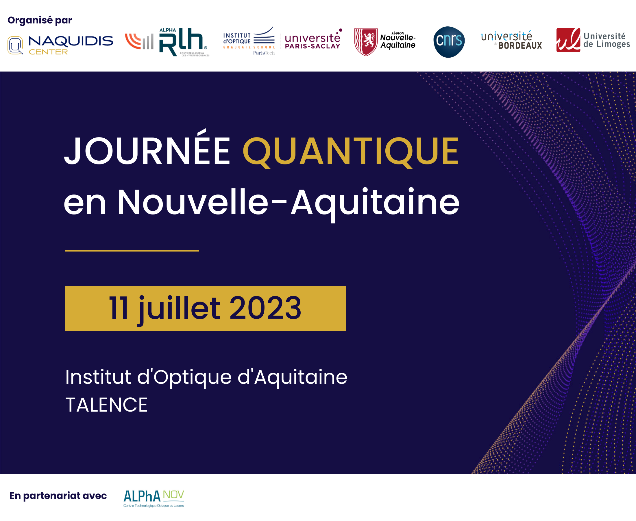 Évènement Journée Quantique en Nouvelle-Aquitaine