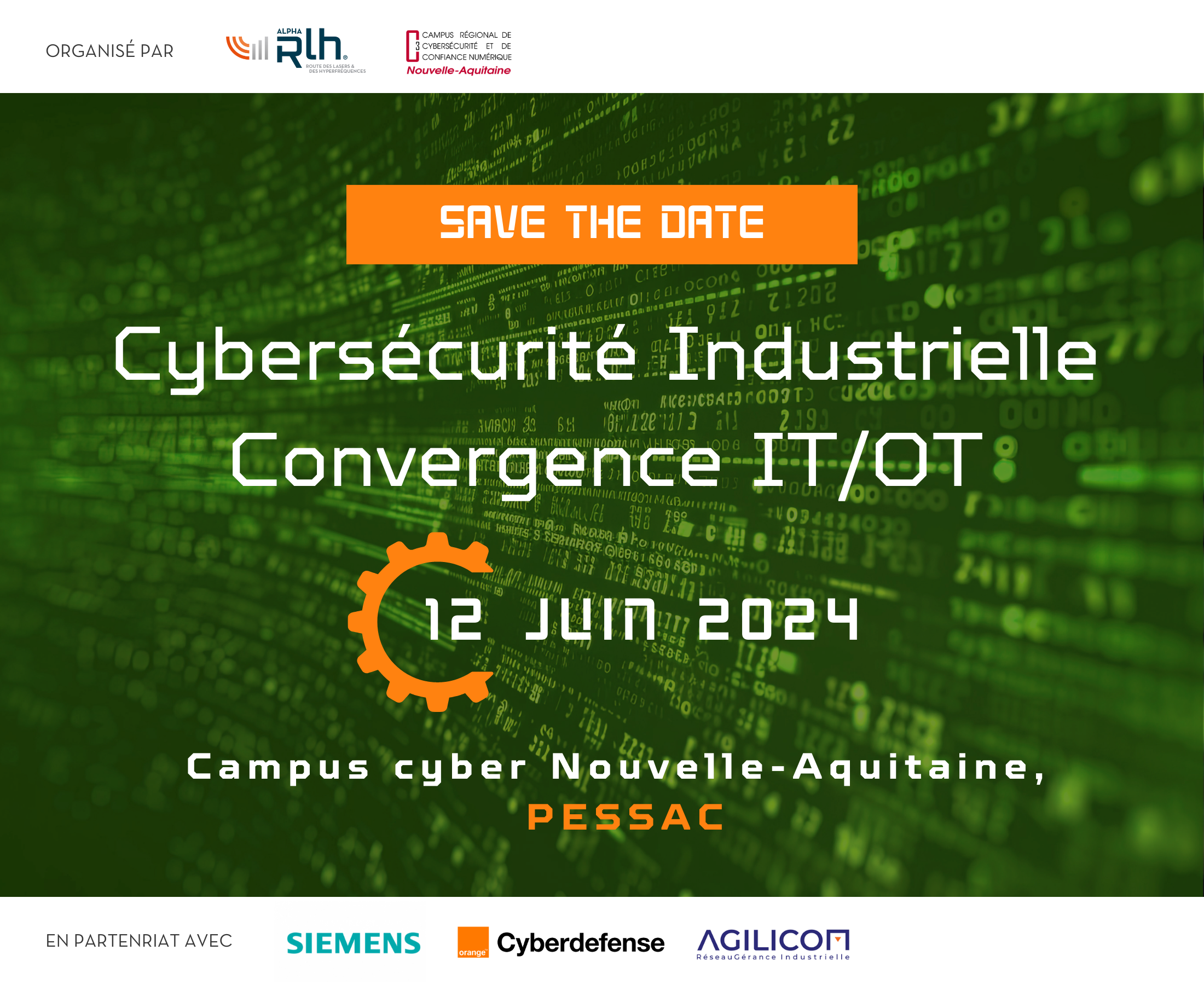 Évènement Cybersécurité industrielle : convergence IT/OT