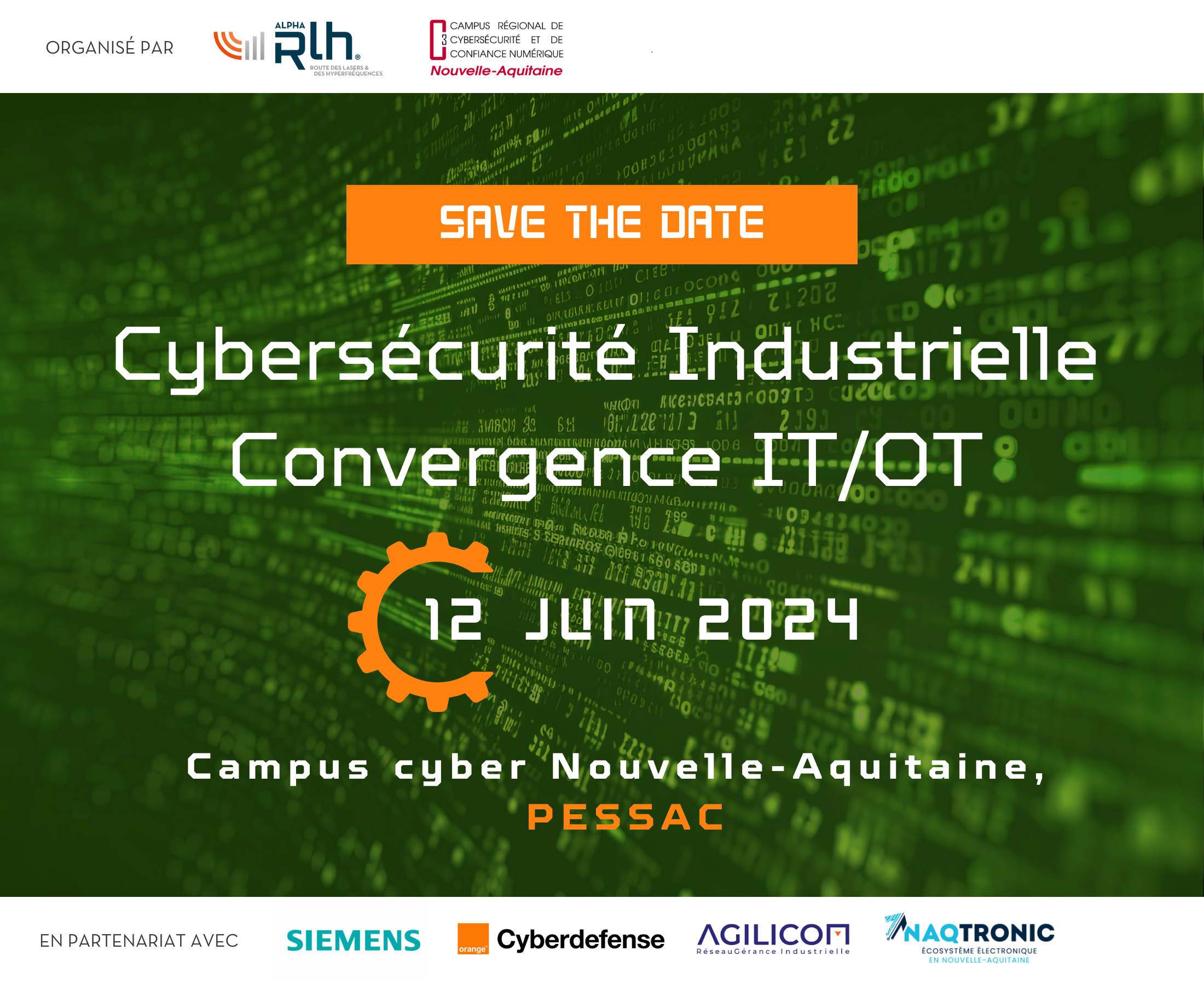 Évènement Cybersécurité industrielle : convergence IT/OT