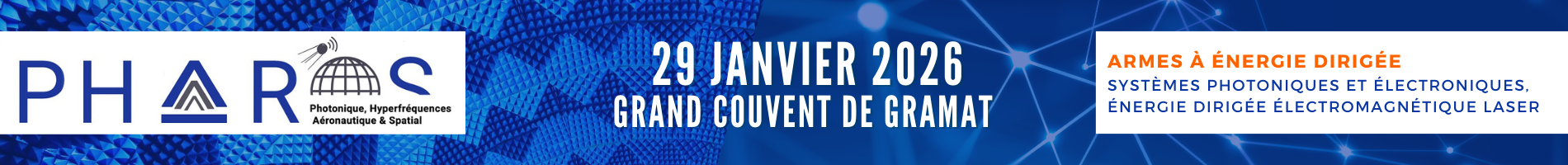 Header evenement ALPHA-RLH PHAROS : Armes à Energie Dirigée