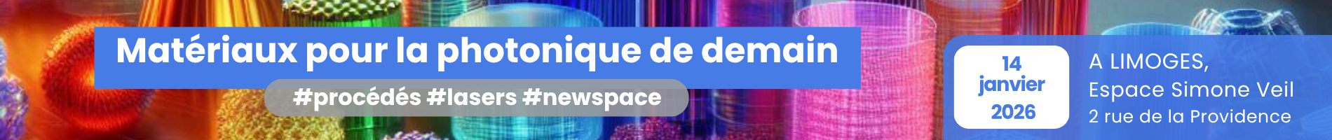 Header evenement ALPHA-RLH Matériaux pour la photonique de demain