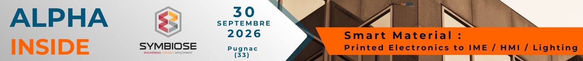 Header evenement ALPHA-RLH ALPHA Inside Symbiose - SMART MATERIAL 
