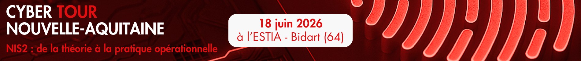 Header evenement ALPHA-RLH Cyber Tour Nouvelle-Aquitaine - Bidart