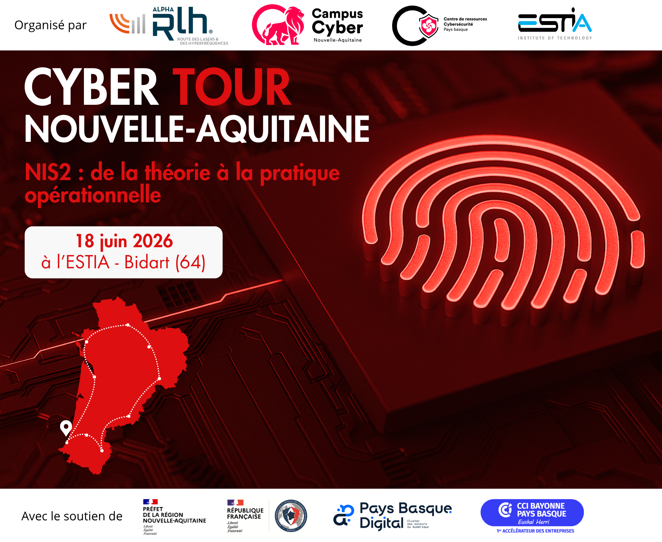 Évènement Cyber Tour Nouvelle-Aquitaine - Bidart