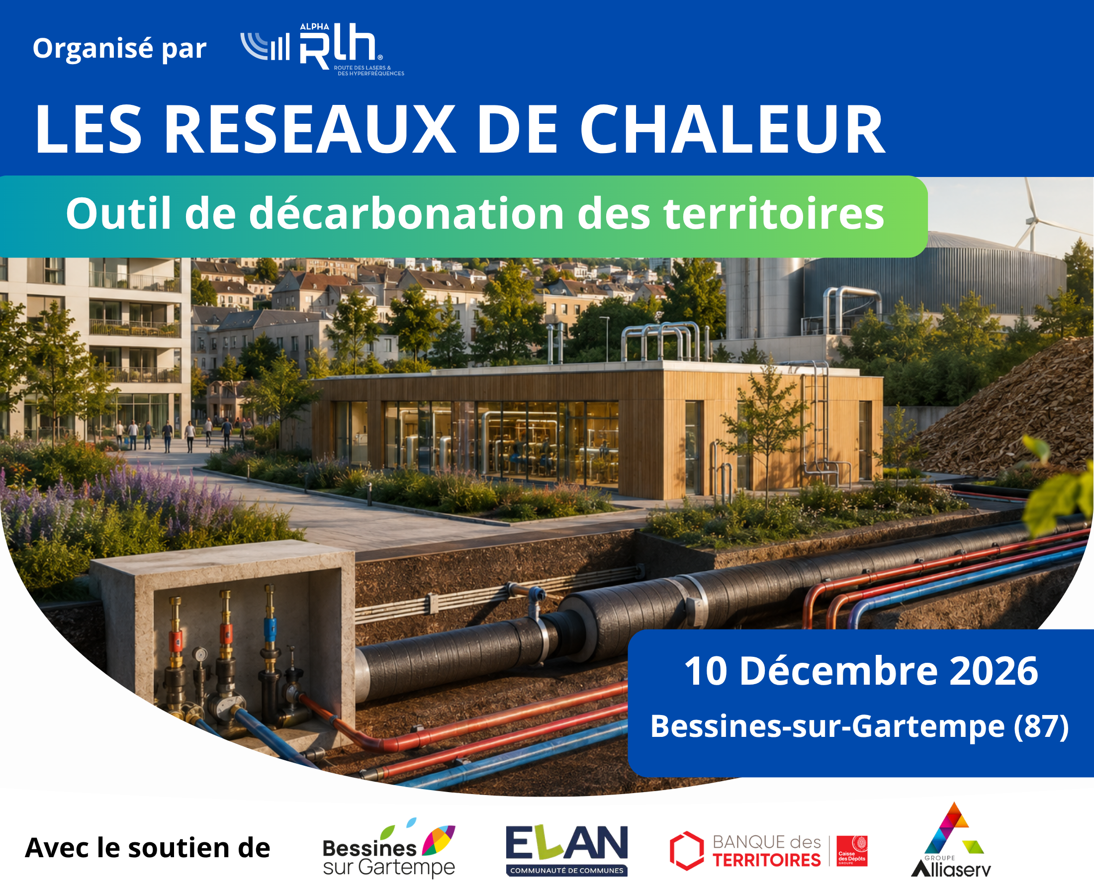 Évènement Réseaux de chaleur : outil de décarbonation des territoires